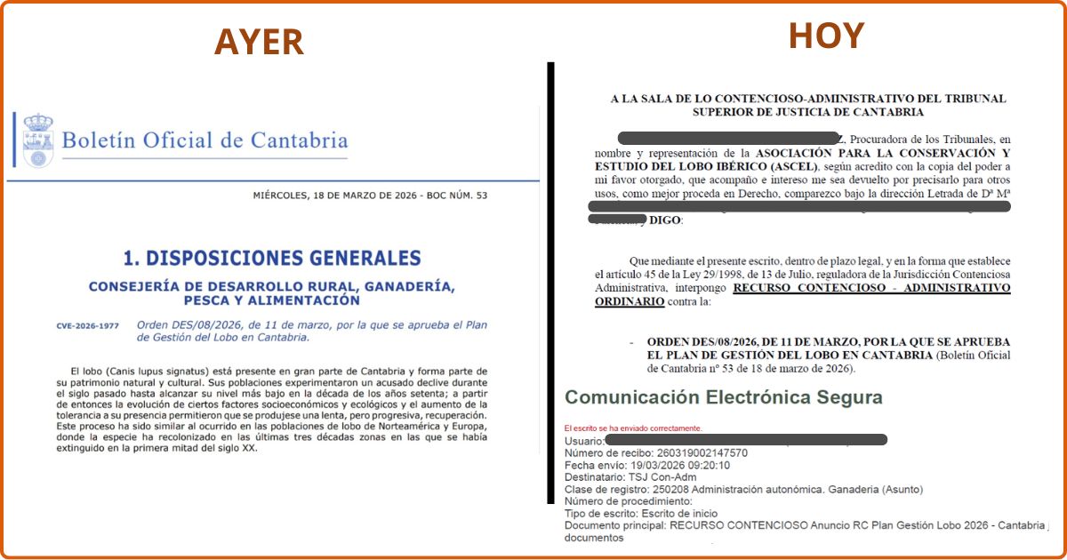 AYER: Cantabria presenta Plan de Gestión; HOY: ASCEL registra contencioso